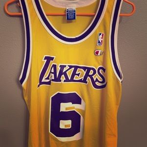 Eddie Jones Lakers jersey 1997